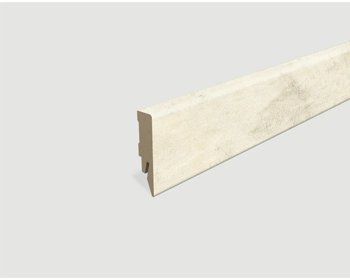 Plinthe plaxée métallique L581 2400 x 58 x 14 mm