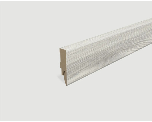 Plinthe plaxée chêne gris blanc L583 2400 x 58 x 14 mm