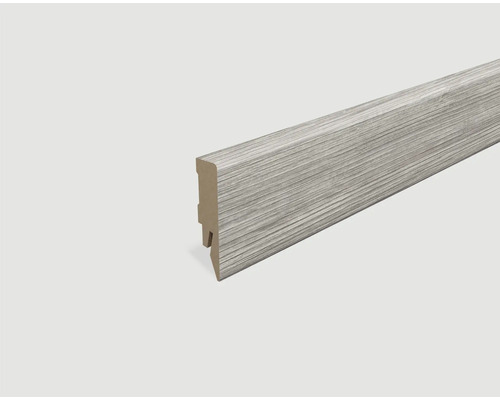 Plinthe plaxée chêne ivoire L596 2400 x 58 x 14 mm