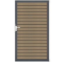 Portillon de jardin en bois avec poignée