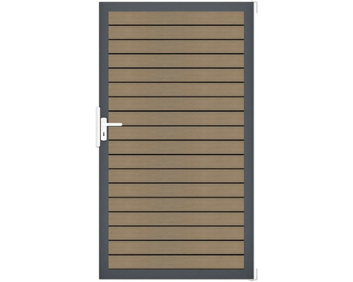 Portillon de jardin en bois avec poignée