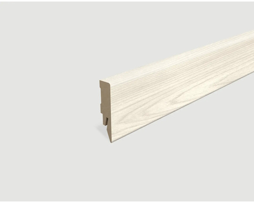 Plinthe plaxée acacia clair L610 2400 x 58 x 14 mm