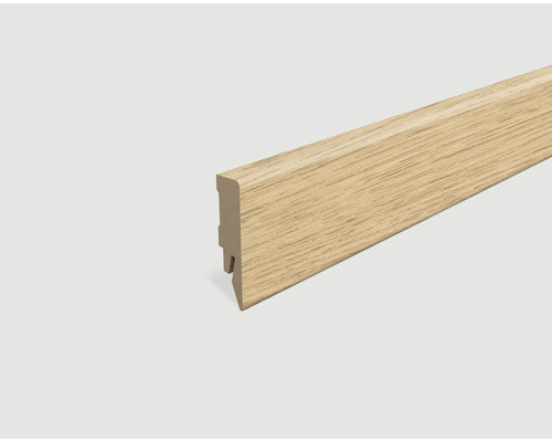 Sockelleiste foliert Eiche hell L6232400 x 58 x 14 mm
