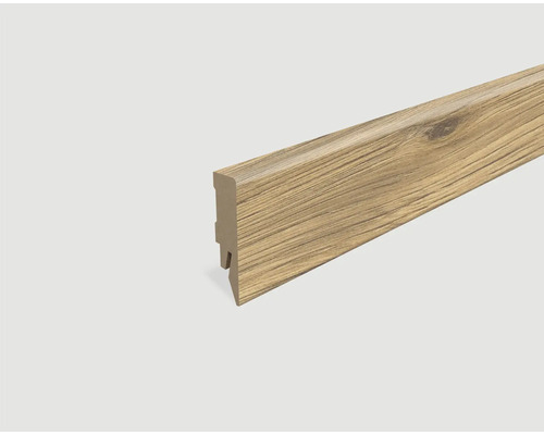 Plinthe plaxée chêne miel L624 2400 x 58 x 14 mm