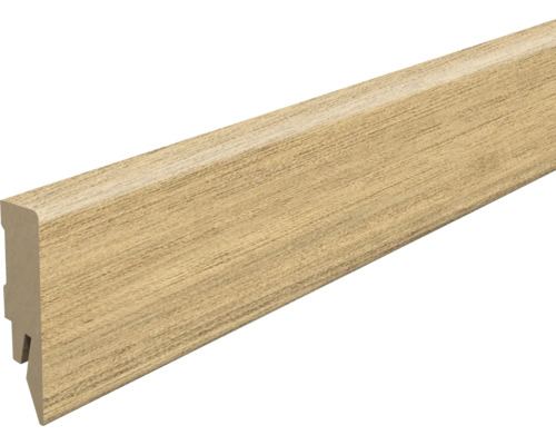 Plinthe plaxée chêne clair L650 2400 x 58 x 14 mm