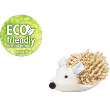 "Jouet hérisson en matériau recyclé avec le symbole ""Écologique"""