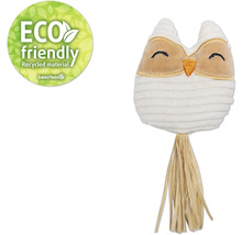 Jouet pour chat hibou en matériau recyclé avec logo Beeztees