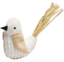 Figurine décorative oiseau avec queue de paille