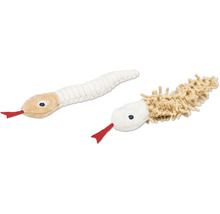 Deux serpents jouets pour animaux de compagnie