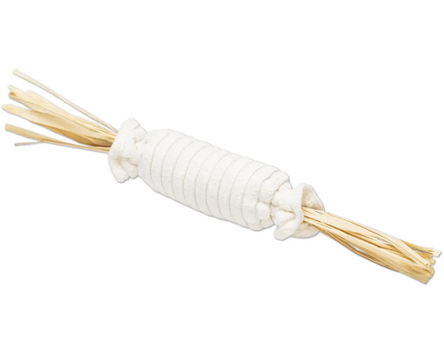 Gerbe décorative de paille, enveloppée de tissu