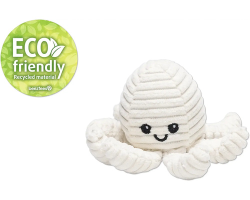 Beeztees Jouet pour chats Eco pieuvre Nome Peluche poulpe avec label Eco Friendly en matériau recyclé