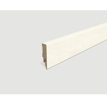 Sockelleiste foliert Marmor weiss L674 2400 x 58 x 14 mm