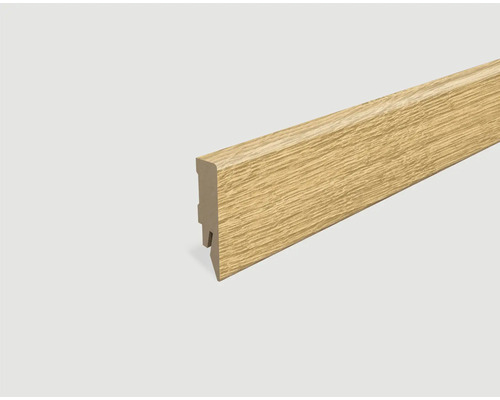 Plinthe plaxée chêne clair L7002400 x 58 x 14 mm