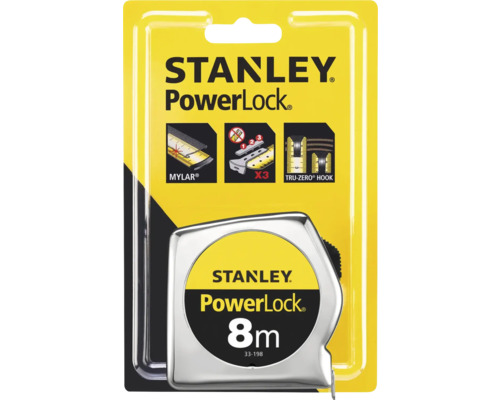Mètre à ruban Stanley PowerLock, 8 mètres