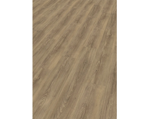 Sol vinyle Capri chêne marron plancher maison de campagne 1292 x 193 x 7,5 mm