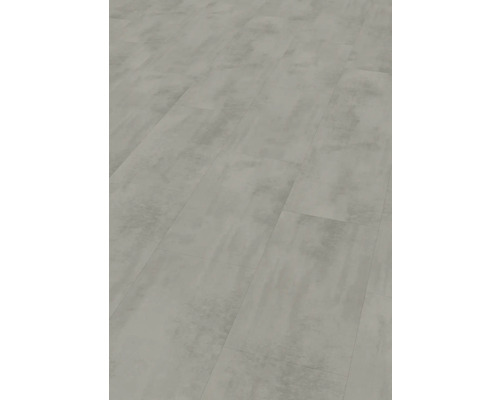 Sol vinyle Chromix argent carrelage 1292 x 327 x7,5 mm Vue du sol avec des carreaux aspect béton