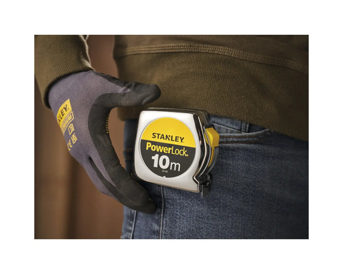 Mètre à ruban Stanley PowerLock 10 mètres à la ceinture