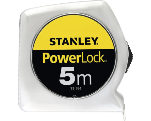 Stanley Mètre à ruban PowerLock 5 mètres