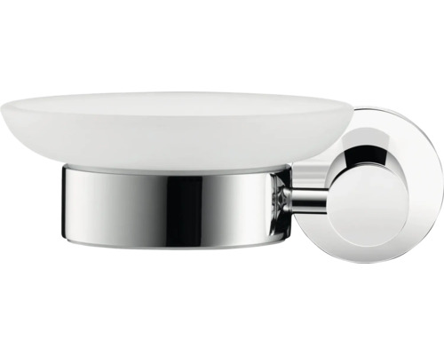 Porte-savon mural avec verre dépoli