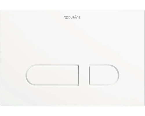 DURAVIT Betätigungsplatte DuraSystem Platte weiß glänzend / Taster weiß glänzend WD5001011000