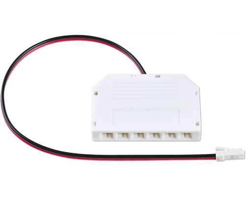 Radium 6-fach Verteiler für 2PIN-Zuleitungskabel weiss FXZA4950 LED-Verteiler mit Anschlusskabel