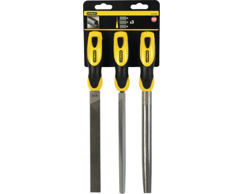 Stanley Logo 3er-Set Feilen 200 Millimeter