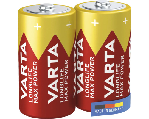 Zwei Varta Longlife Max Power Batterien
