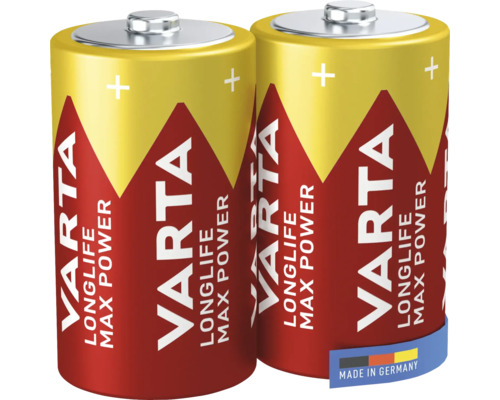 Deux piles Varta Longlife Max Power
