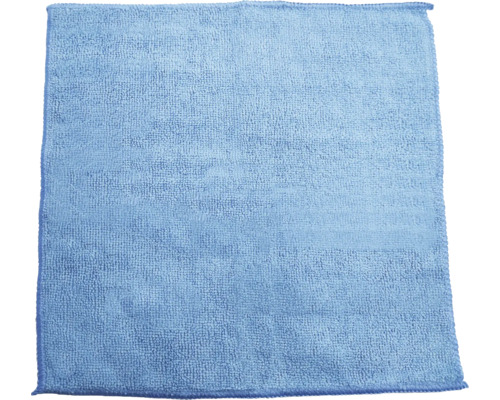 Chiffon microfibre bleu