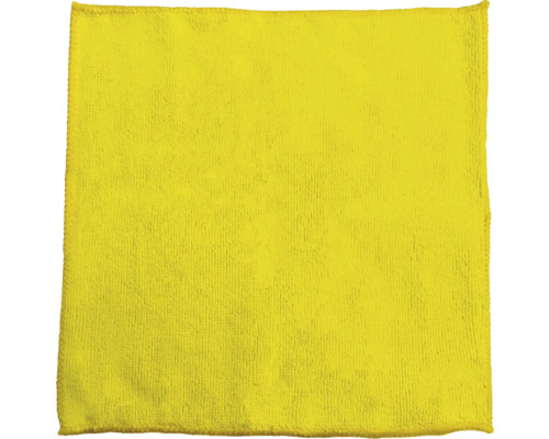 Chiffon de nettoyage en microfibres jaune