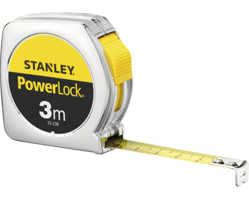 Mètre à ruban Stanley Powerlock d''une longueur de 3 mètres