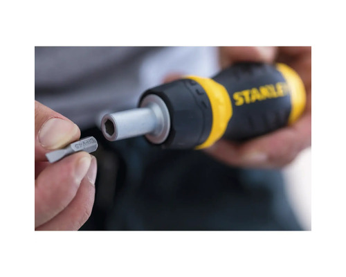 Tournevis Stanley avec porte-embout et embout