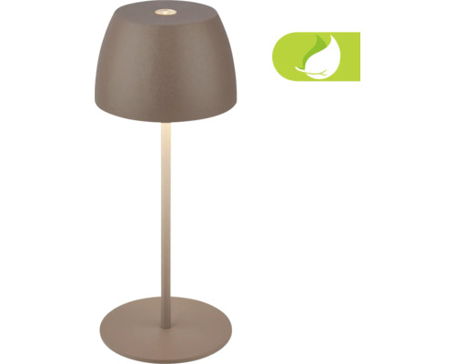 Lampe de table décorative avec symbole d''économie d''énergie