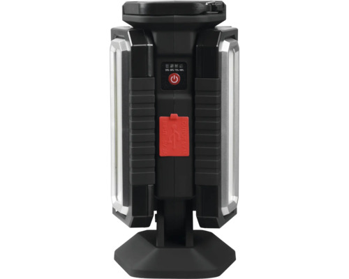 Lampe à batterie avec connexion USB sur un pied noir