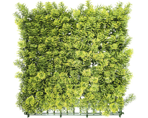 Mur végétal artificiel Emoss 38 x 38 cm Haie artificielle comme écran d''intimité pour l''extérieur