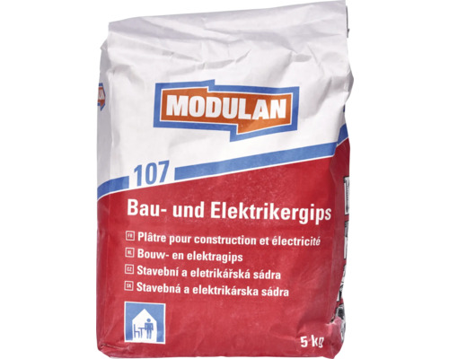 MODULAN 107 Bau- und Elektrikergips weiss 5 kg