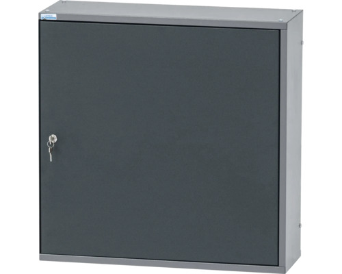 Armoire à clés grise en métal avec clé