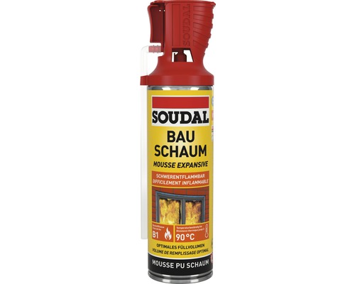 Mousse de construction Soudal B1 bleu 500 ml