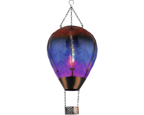 Solarlampe Heissluftballon LED 0,2 W violett