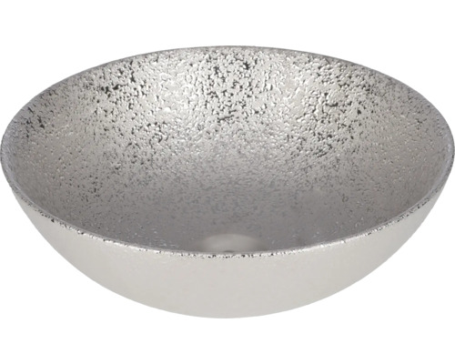 Differnz Vasque à poser Bright 36 x 14 cm argent émaillé 38.009.30