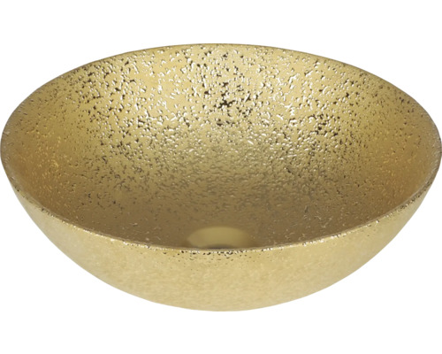 Differnz lavabo à poser Bright 36 x 14 cm doré émaillé 38.009.29