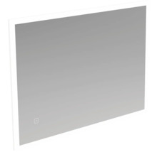 Miroir de salle de bain rectangulaire avec éclairage LED