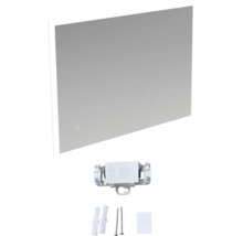 Miroir LED avec matériel de fixation