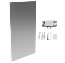 Miroir rectangulaire avec accessoires de montage