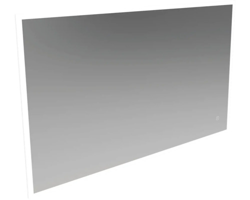 Miroir de salle de bain rectangulaire avec éclairage