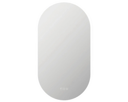 Miroir ovale avec éclairage intégré
