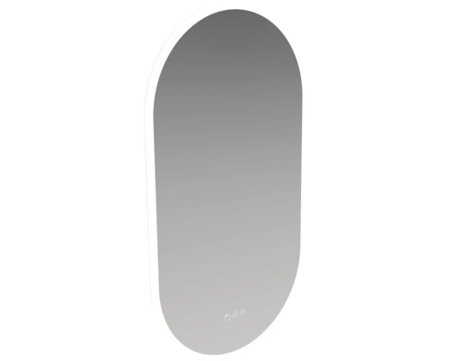Miroir de salle de bain ovale avec fonction tactile