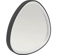 Miroir ovale avec cadre pour salle de bains