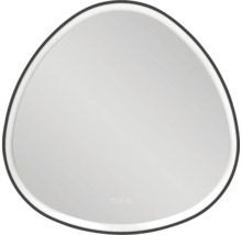 Miroir de salle de bain triangulaire avec cadre