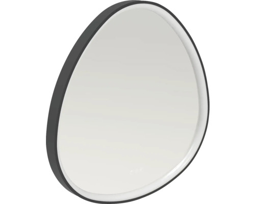 Miroir ovale avec cadre